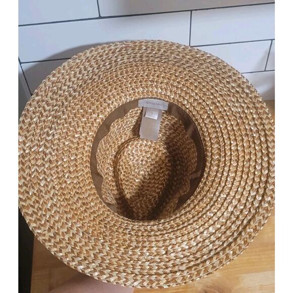 Brixton Joanna Straw Rancher Hat Size Small 7 (56 cm) Natural Honey Brown Band main image 4